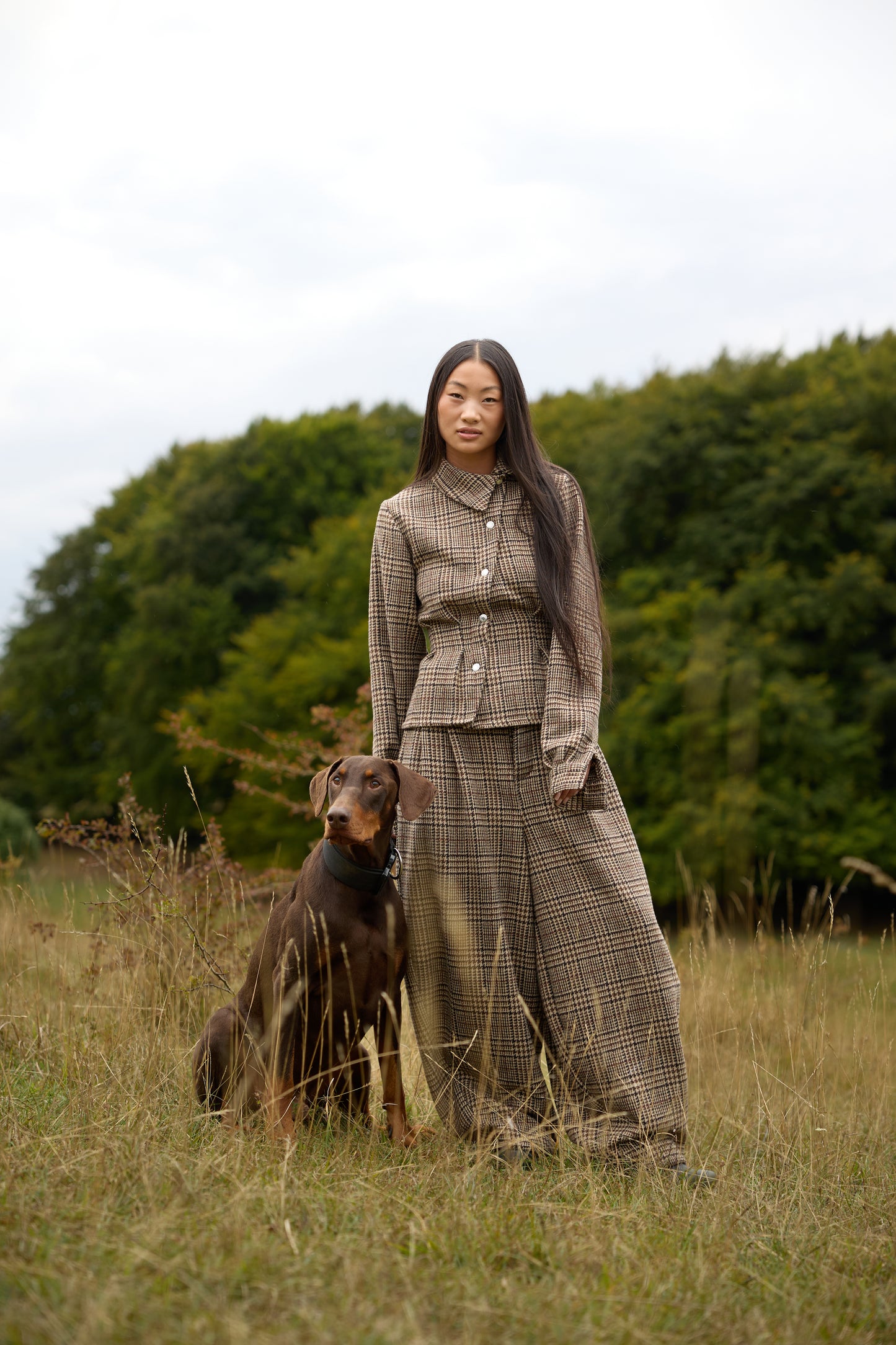 WOOL BARREL TROUSER