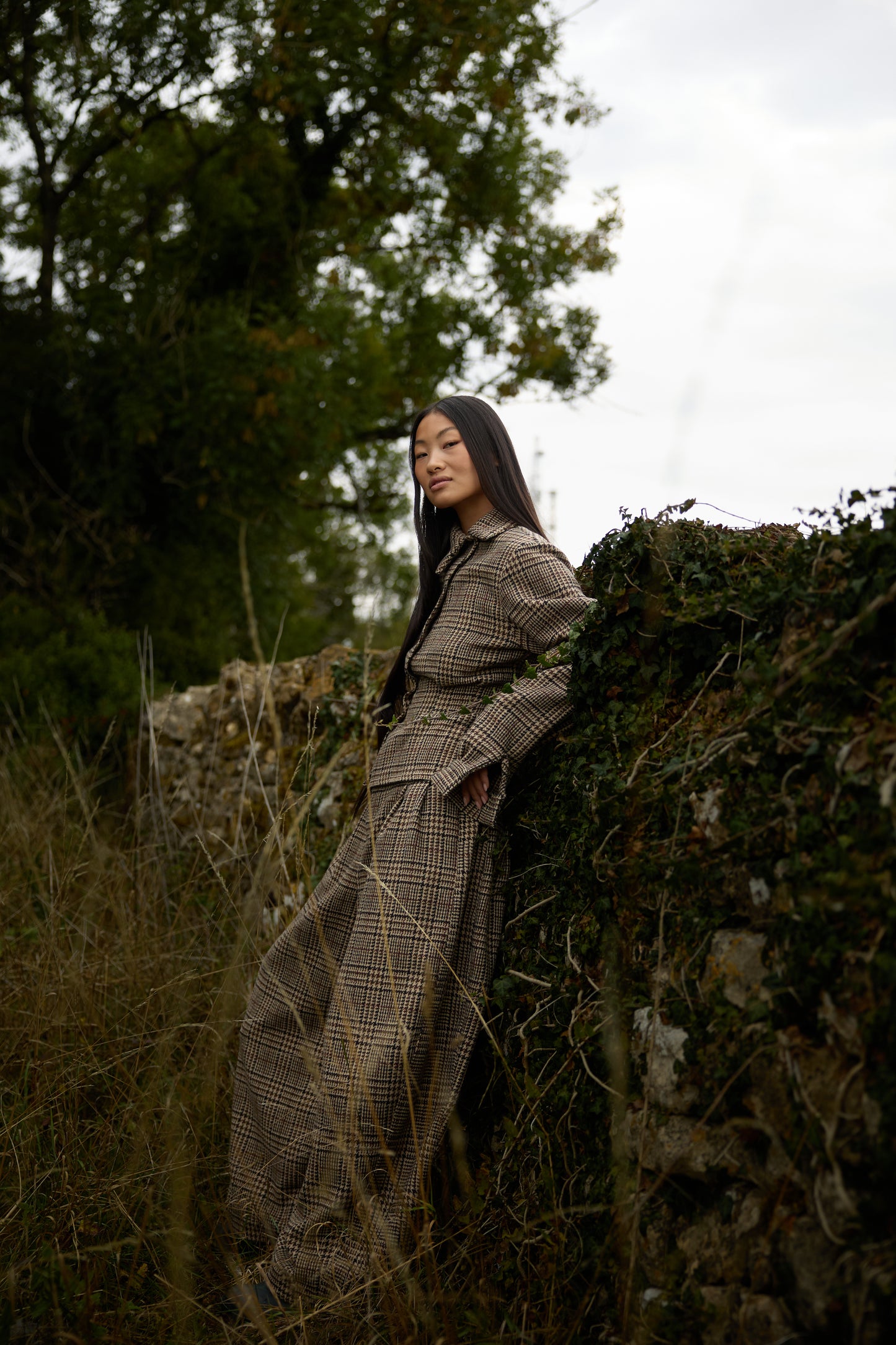 WOOL BARREL TROUSER