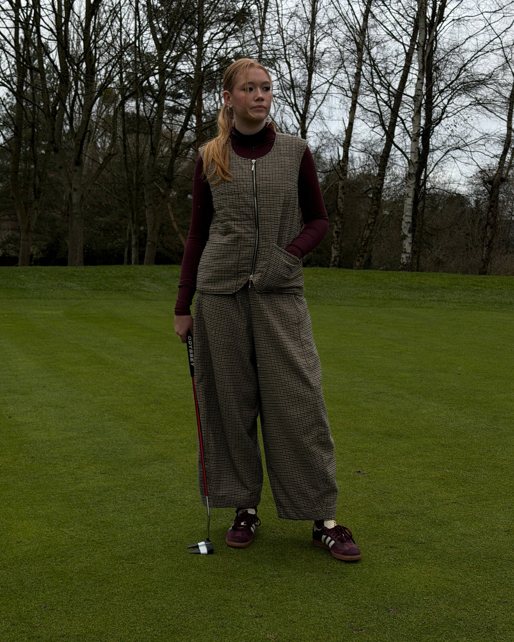 Golf Dogtooth Gilet