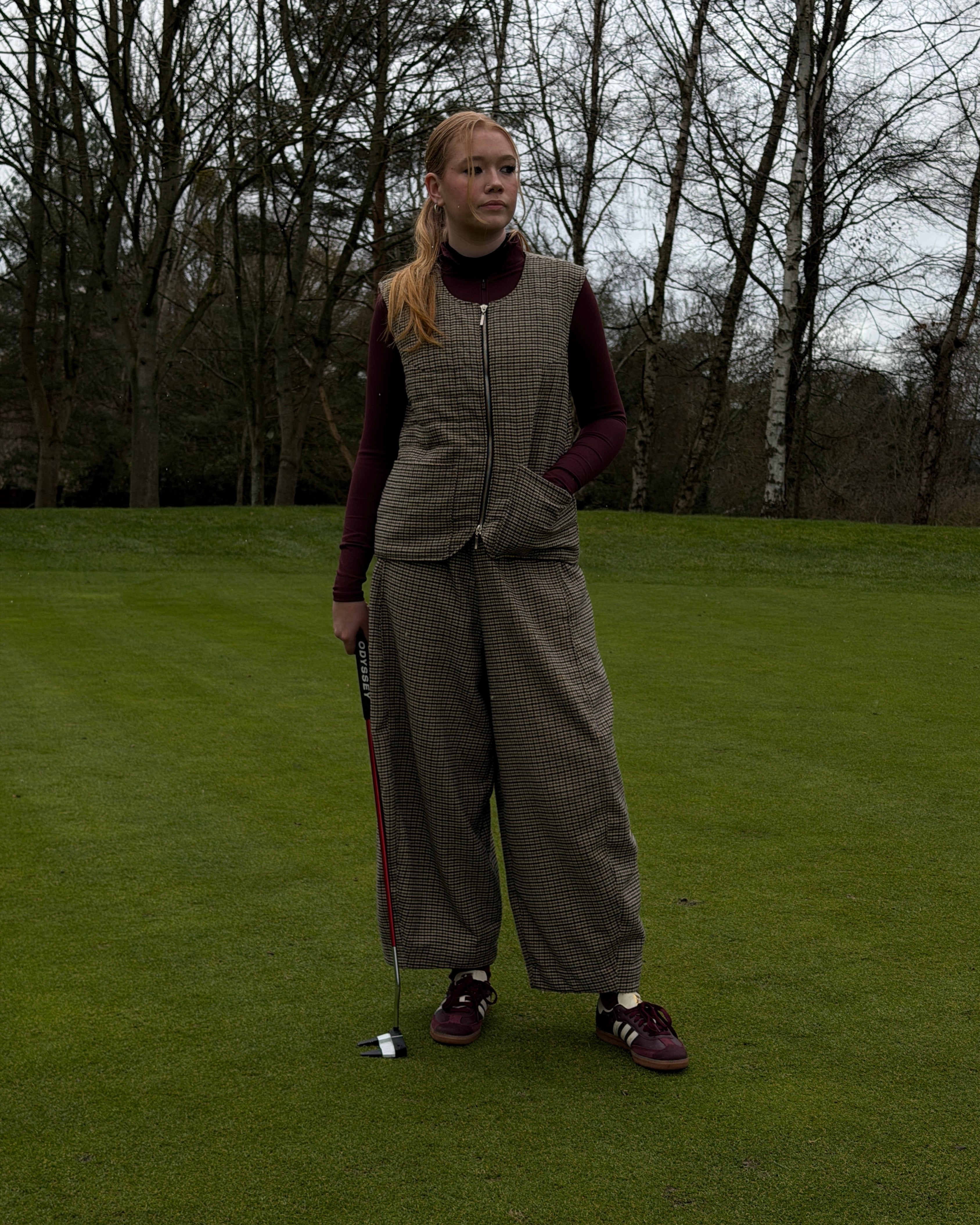Golf Dogtooth Gilet
