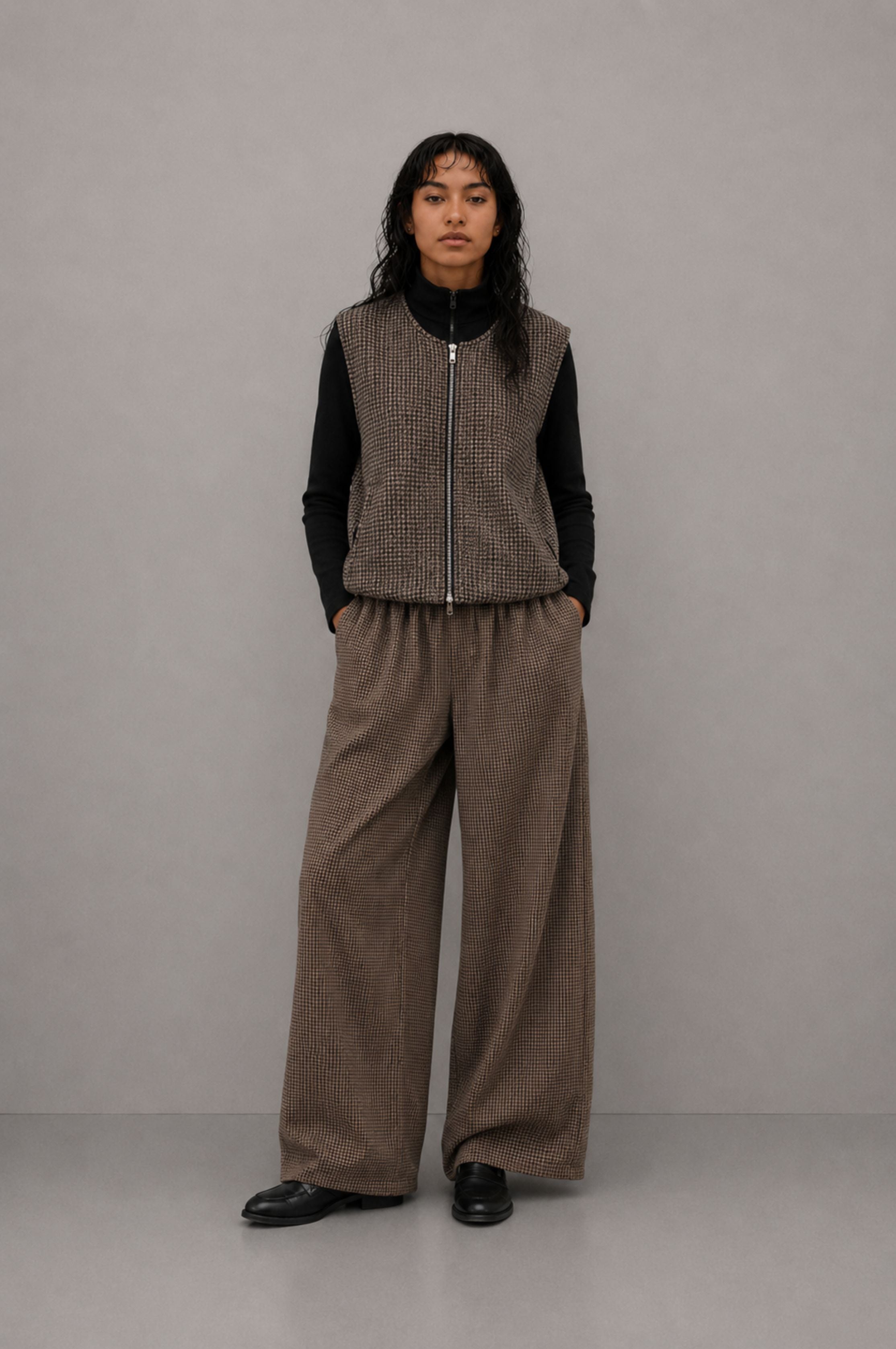 GOLF DOGTOOTH GILET