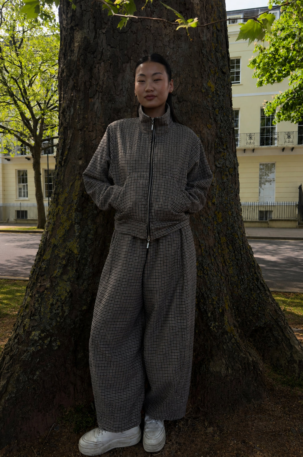 Golf Dogtooth Balloon Trouser