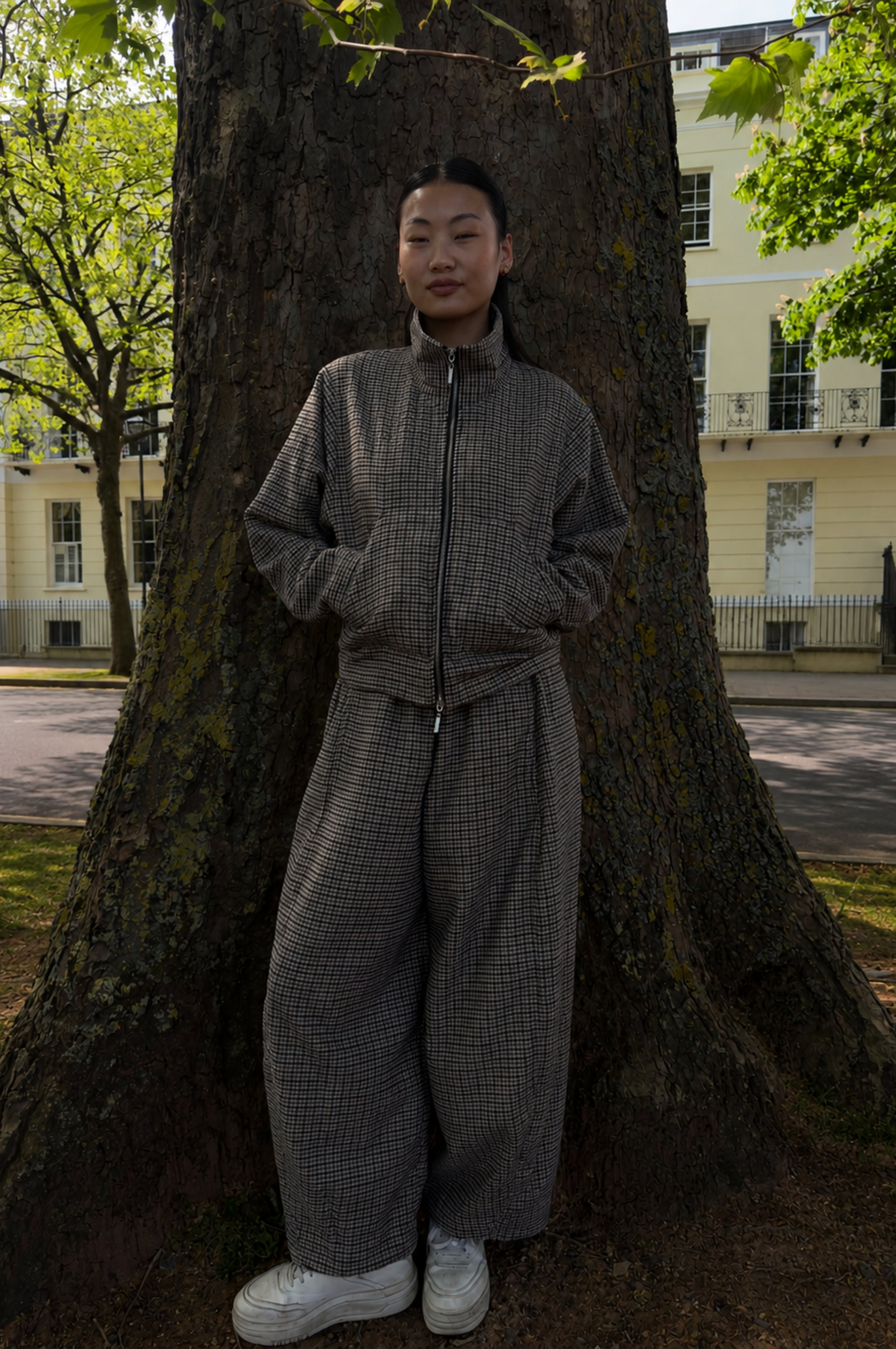Golf Dogtooth Balloon Trouser