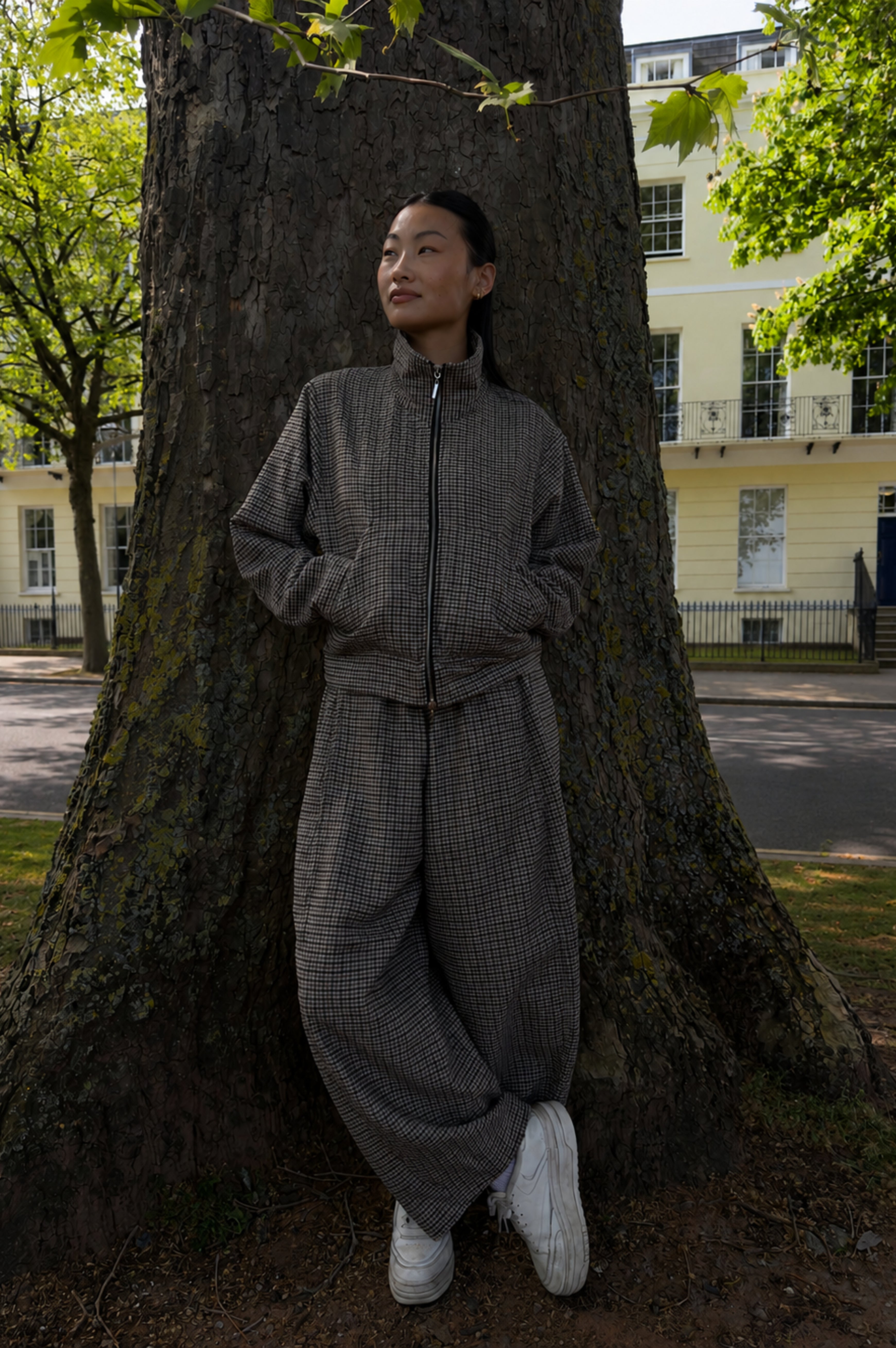 Golf Dogtooth Balloon Trouser