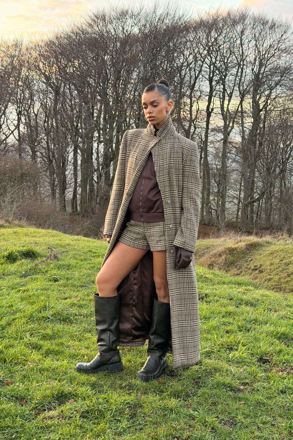 TWEED SHORTS