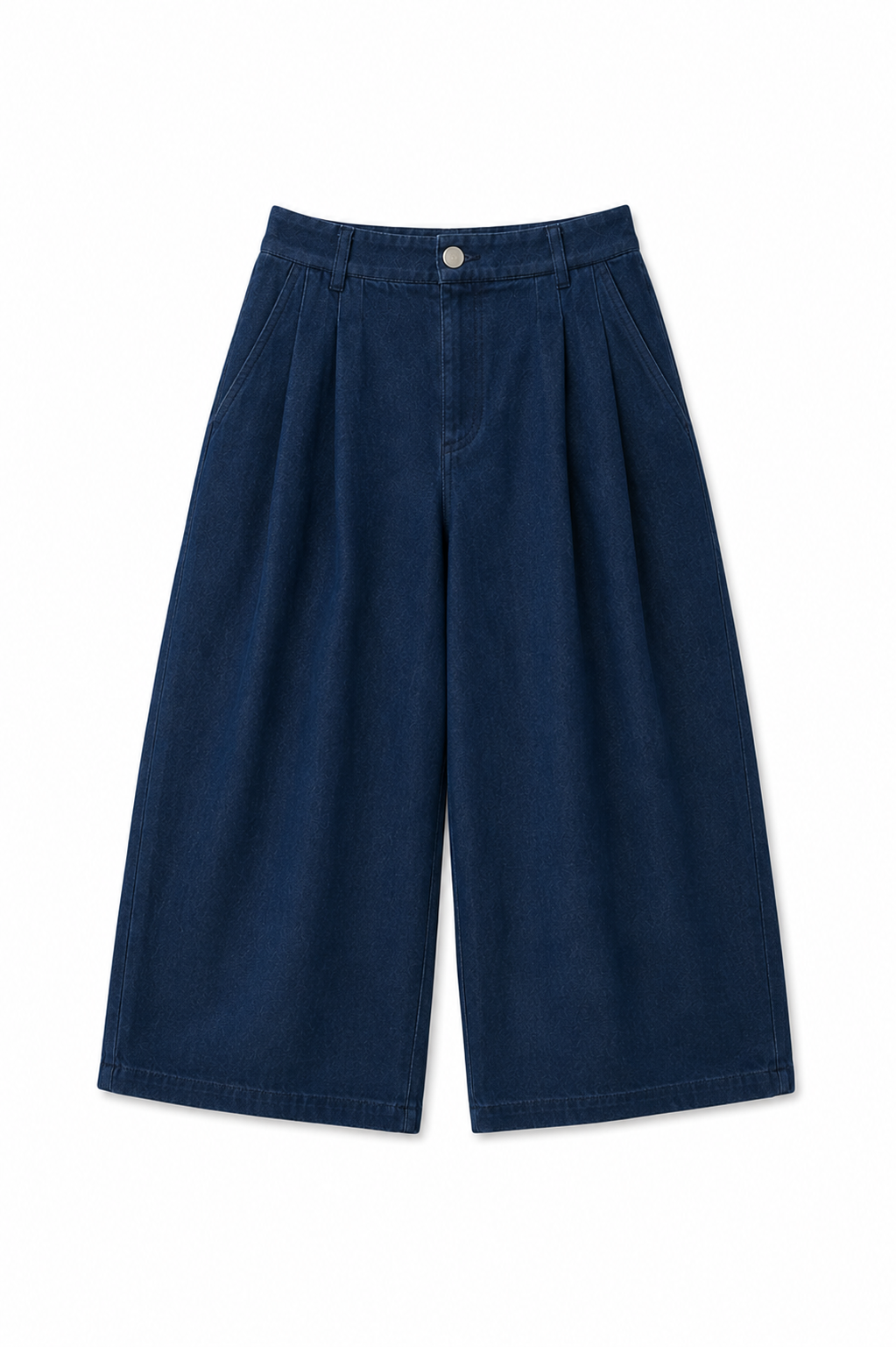 LIGHT WASH BLUE CROPPED TROUSER