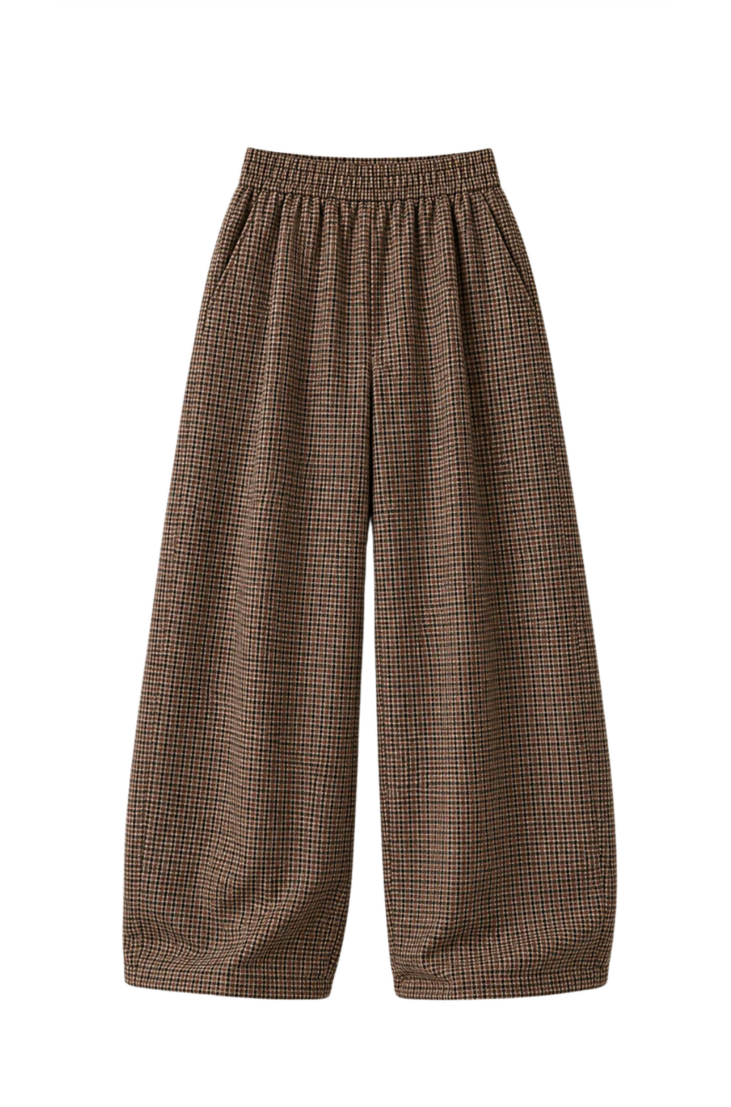 DOGTOOTH BALLOON TROUSER