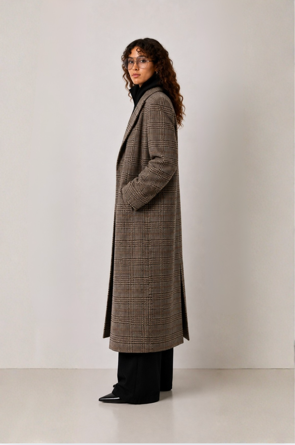TWEED TRENCH COAT